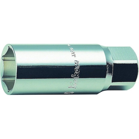 Ko-Ken Spark Plug Socket 18mm 6 Point 70mm Rubber 3/8 Sq. Drive 3300S-18